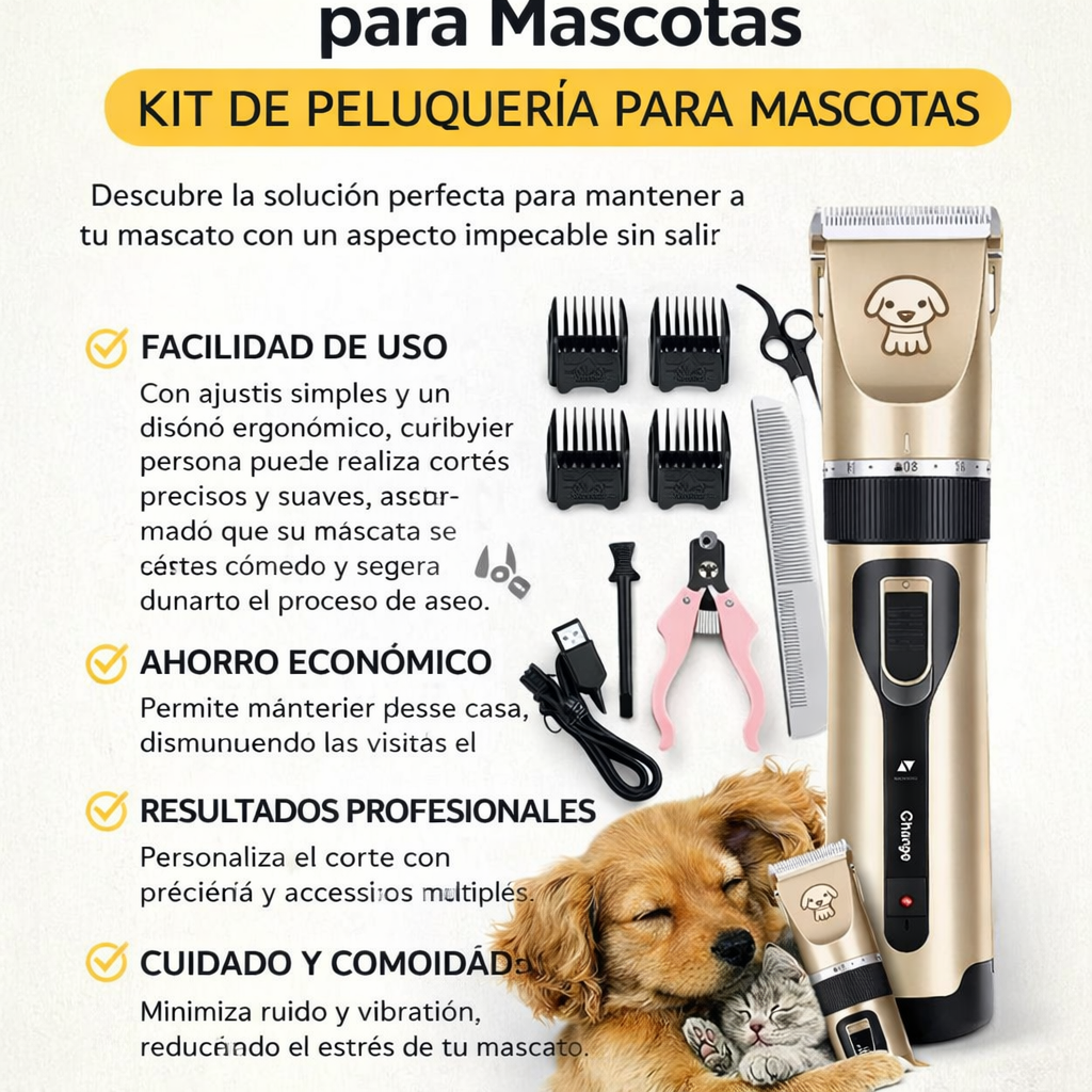 Kit de Peluquería para Mascotas