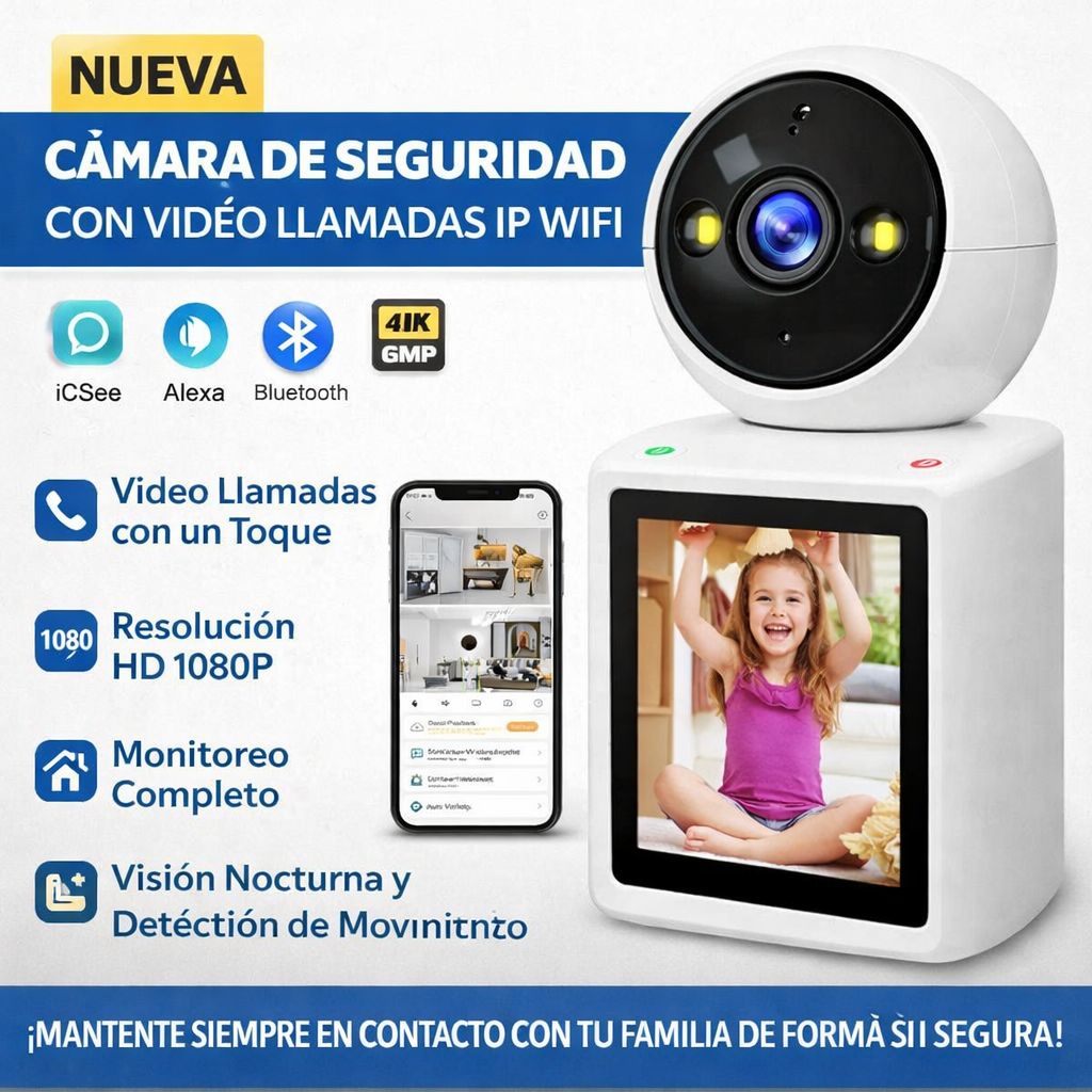 Cámara de seguridad con video llamada