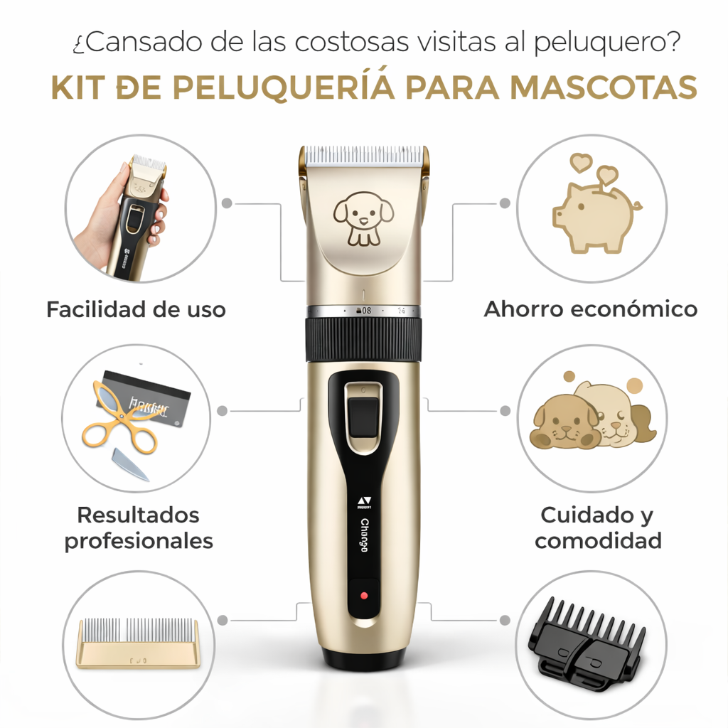 Kit de Peluquería para Mascotas