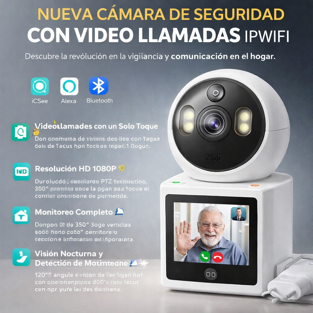 Cámara de seguridad con video llamada