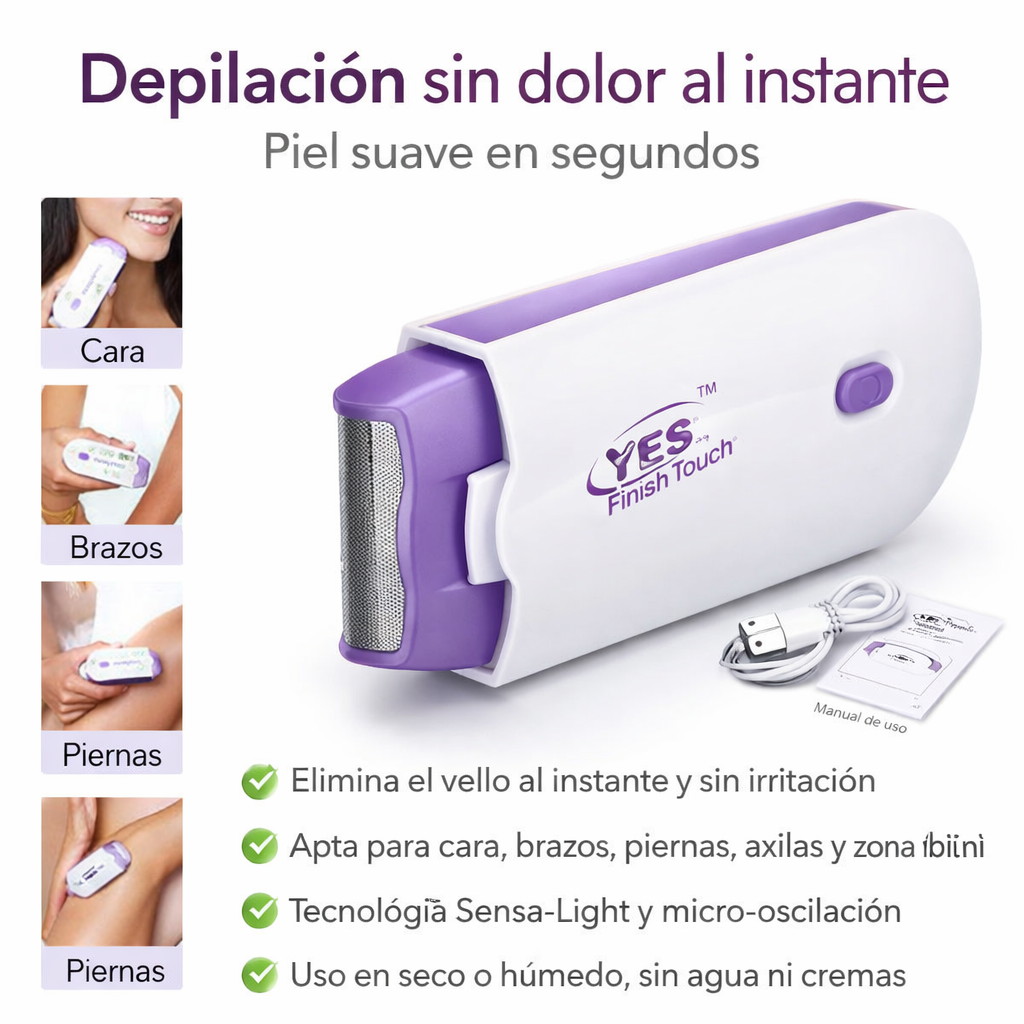 Depiladora Finish Touch YES™ – Suavidad sin irritación