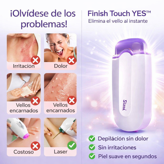 Depiladora Finish Touch YES™ – Suavidad sin irritación