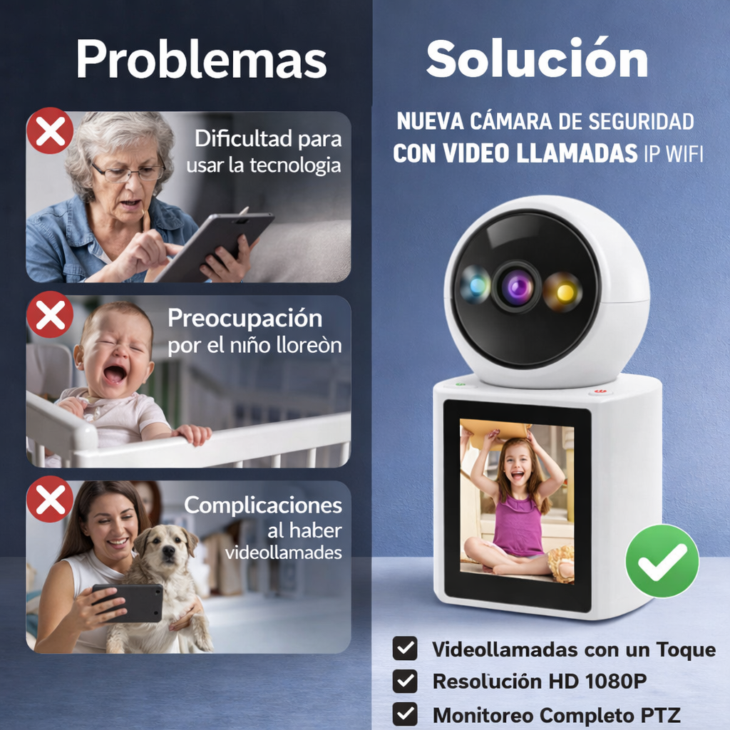 Cámara de seguridad con video llamada